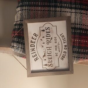 Christmas decor hanging sign